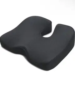 未使用品 IKSTAR チェアパッド 低反発 クッション 通気性 ブラック