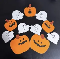 【壁面飾り】ハロウィン カボチャ おばけセット