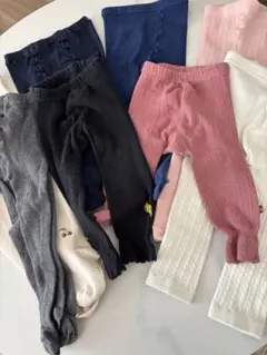 ベビー　タイツ レギンス8点セット　80〜90