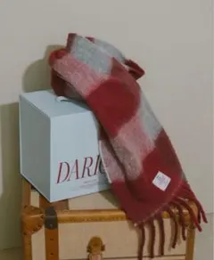 Darich チェック ボリューム マフラー ノベルティ