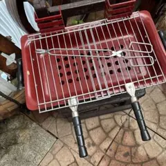 ポータブル バーベキューコンロ レッドのサムネイル