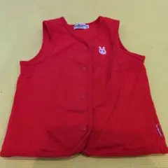 【美品】Hot Biscuits 赤 ベビーベスト L