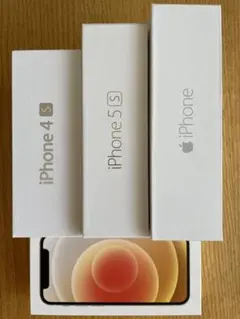 iPhoneの箱4個セット 4s 5s その他