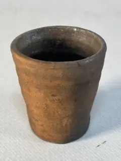 茶道具　備前焼　中村六郎作　茶碗　共布共箱　D　R8973 茶道具 備前焼 中村六郎作 茶碗 共布共箱 D R8973