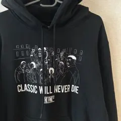 ヒップホップ HIPHOP THE FINE ST パーカー 黒 Lサイズ