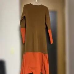 （493）Hug u 大人気ニットワンピース　サイズフリー　美品