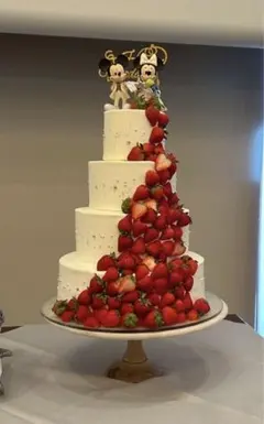 ウェディングケーキ ミッキー・ミニートッパーセット