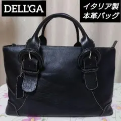 DELL'GA / デルガ 2WAY ボストンバッグ Dellga シボ革 DELL'GA / デルガ 2WAY ボストンバッグ Dellga シボ革