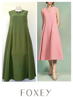 ☆フォクシーNY45314ドレス “Capri”ロングワンピース希少42☆