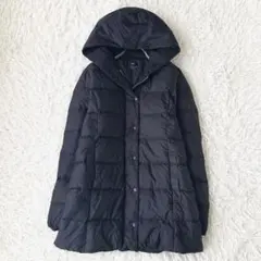 希少 23区 ダッフルダウンコート Aライン ネイビー L 23区 ダッフルダウンコート ジャケット ネイビー 40 ウール 人気