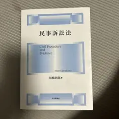 Civil Procedure and Evidence 川嶋四郎著