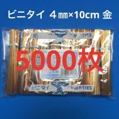共和 ビニタイ ４㎜×10cm 金 5000本　b