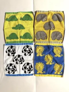 ミッフィー グッズ ミニタオル ジャガード ハンカチタオル ミッフィーと動物たち