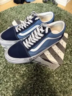 Vans OG Old Skool LX Stressed - Navy 28㎝