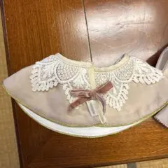 MARLMARLのベージュ レースリボン スタイ