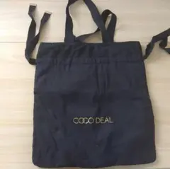 【COCODEAL】トートバッグ ブラック