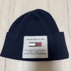 TOMMY JEANS ネイビー ニット帽 50