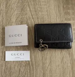 GUCCI キーケース GG柄 ブラック