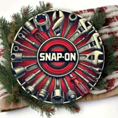 Snap-on ヴィンテージ風壁掛け 木製看板 アメリカン雑貨 ガレージ装飾