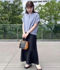 スキッパーネック カットソー