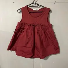 MOUSSY 赤 ノースリーブ チュニック　F 夏のサムネイル