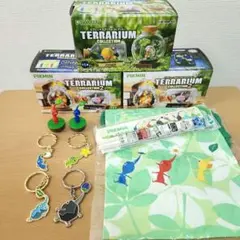 ピクミン　グッズ　テラリウム　フィギュア　メタルチャーム　ゆらゆら　巾着　箸