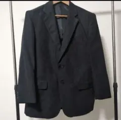 黒スエード風テーラードジャケット