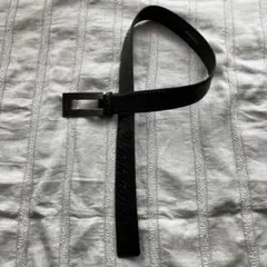 【最終お値下げ】ノーベスパジオ 黒 パイソンベルト 約4.5x100㎝