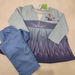 アナ雪　エルサ　パジャマ　水色　100　長袖　新品　未使用　FROZEN　年中