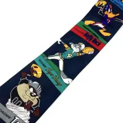 ルーニーテューンズ ネクタイ アメフト バックスバニー タズ スポーツ 古着