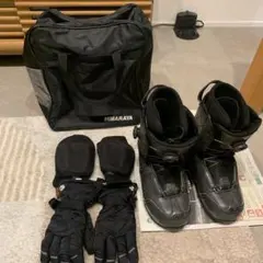 SUB スノーボードブーツ　26〜26.5 (膝あて、手袋、バッグお付けします)