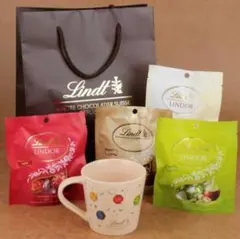 リンツ　リンドールお楽しみ袋　1セット（マグカップ付き）