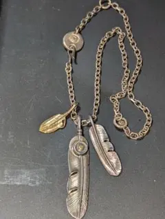 祐天寺あるじゃん フェザーネックレス シルバー ゴールド 祐天寺あるじゃん フェザーネックレス シルバー ゴールド