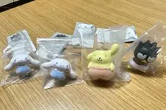 サンリオ かぼちゃぱんつ フィギュア シナモン　プリン　ばつ丸