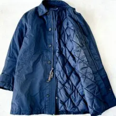 ポロラルフローレン ダウンジャケット コート キルティング ネイビー M~L相当
