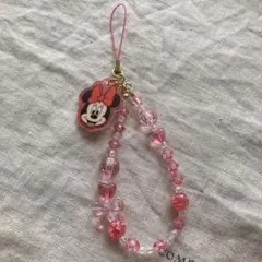 ディズニーキャラクター シークレットストラップ ビーズ　ミニー　箱無し