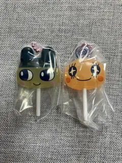 カラフルキャンディチャーム たまごっち　カプセルトイ まめっち めめっち セット