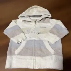 新品　gelato pique ストライプ フード付きパーカー