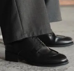 shiun COW LEATHER U-TIP DERBY 39サイズ shiun】COW LEATHER U-TIP DERBY 39 - メルカリ