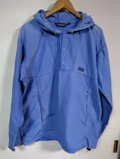 patagonia　アノラックフーディ　80s　Ｌ　水色　ＵＳＡ製　パタゴニア