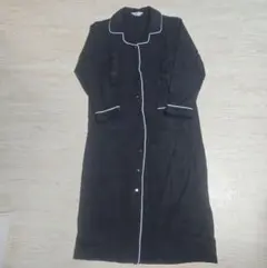 マタニティパジャマ　2点セット　黒　授乳口あり