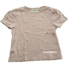 LILY BROWN CANDY STOCK リボン ビジュー Tシャツのサムネイル