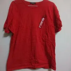 Doublefocus 【3L】赤 Tシャツ キャラクタープリント