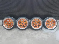 19インチ エセックス El 9j ＋25 カッパークリア 4本セット ☆ エセックス EL 19インチ 9J+25 4本 タイヤSET ハイエース ☆