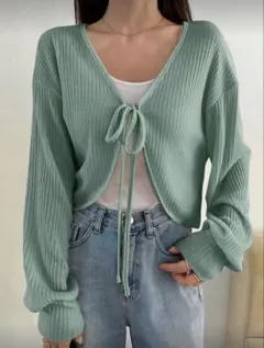 SHEIN Dazy カーディガン ミントグリーン L