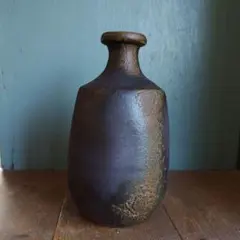 備前焼 陶器 花瓶 一輪挿し 徳利型 茶道具 - メルカリ
