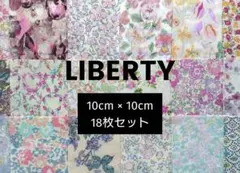 リバティ はぎれ 【10cm × 10cm】18枚セット