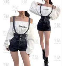 オールインワン ショートパンツ