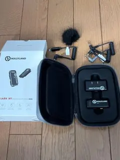 HOLLYLAND LARK M1 solo マイク、iPhone用ケーブル