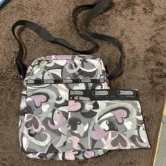 LeSportsac ハート柄 ショルダーバッグポーチセット